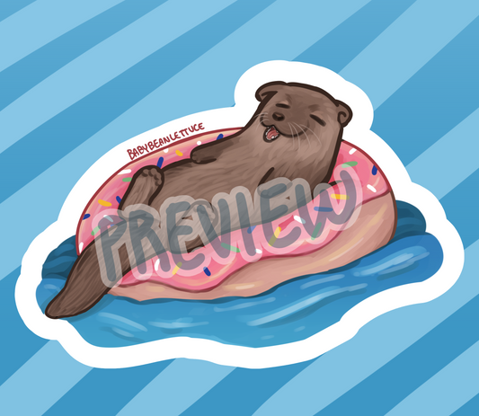 Lazy Lagoon Otter - BabyBeanLettuce