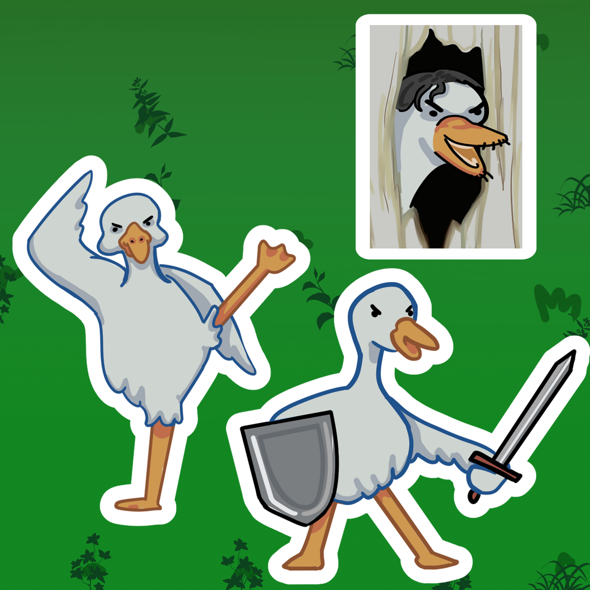 Geese Sticker Pack - BabyBeanLettuce